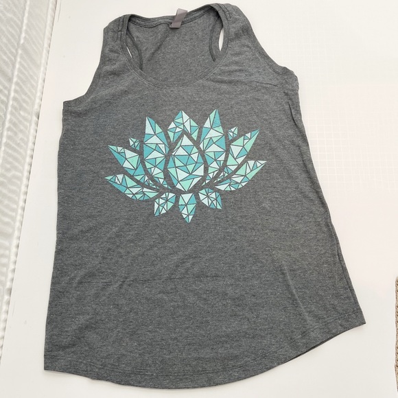 instant message Tops - INSTANT MESSAGE Mary Jane THC gray tank top